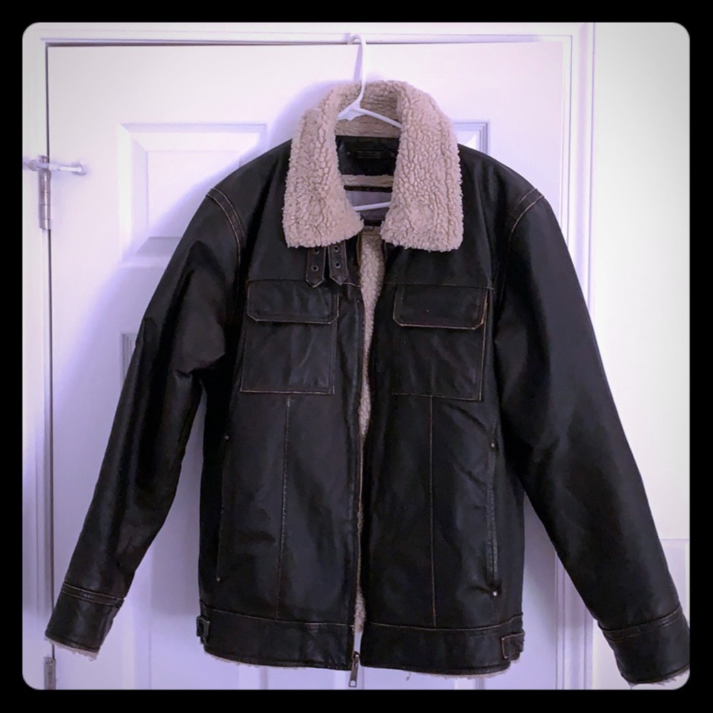 Emmett Classic Genuine Leather Bomber